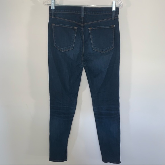 J Brand Maria Dark Wash High Rise Skinny Jean in Starless 29 - Picture 3 of 11